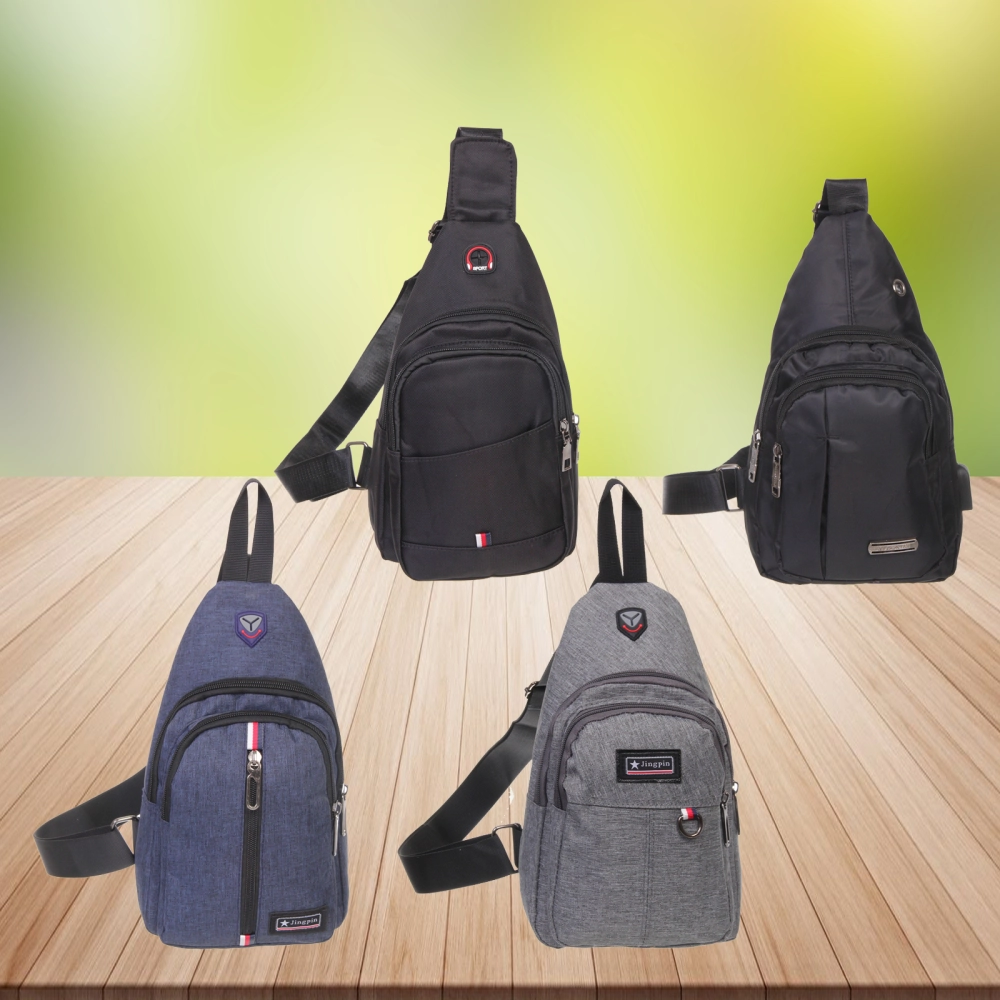 Сумка - мессенджер «Element - hit», микс 6 дизайнов, два отделения, см