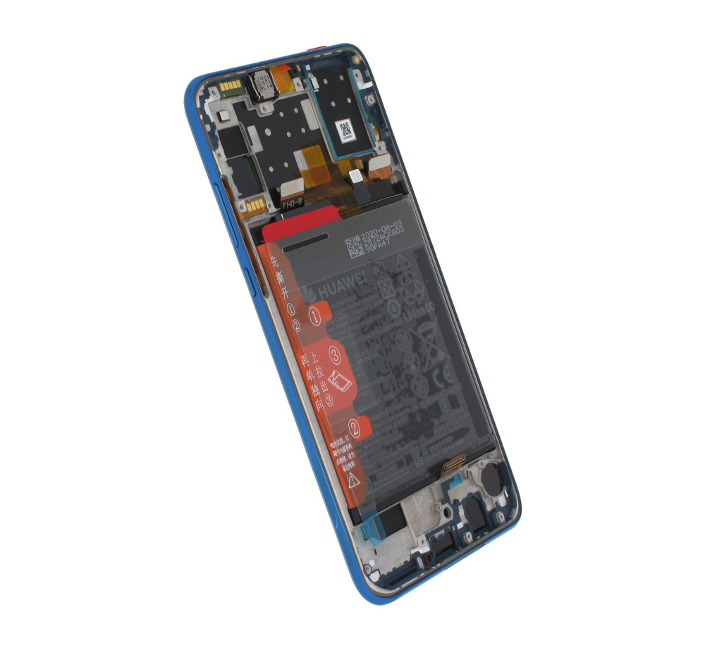 Huawei P30 Lite (MAR-LX1M) / Дисплей (в сборе с тачскрином и аккумулятором) (в рамке) (ORIG-SP)