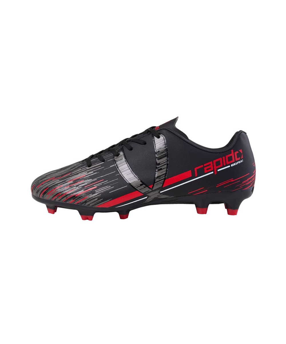 Бутсы футбольные Rapido FG Black/grey, детский
