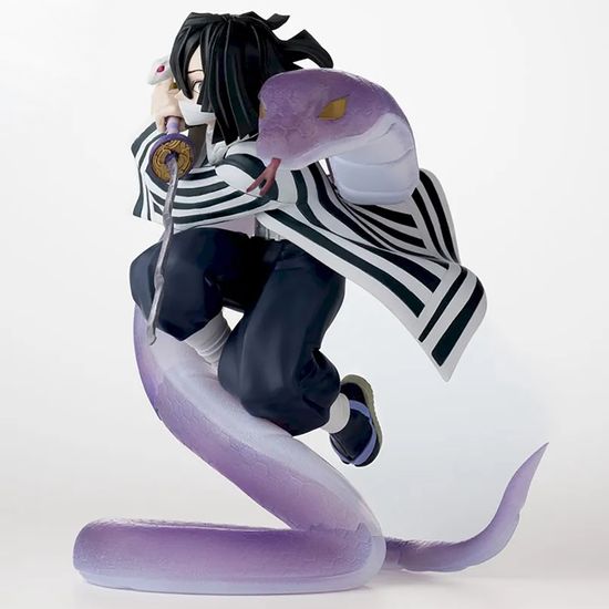 Фигурка аниме SEGA Клинок рассекающий демонов Обанай Игуро Obanai Iguro Hashira 14см 28765 / фигурка Сега по мотивам аниме "Клинок рассекающий демонов", Обанай Игуро