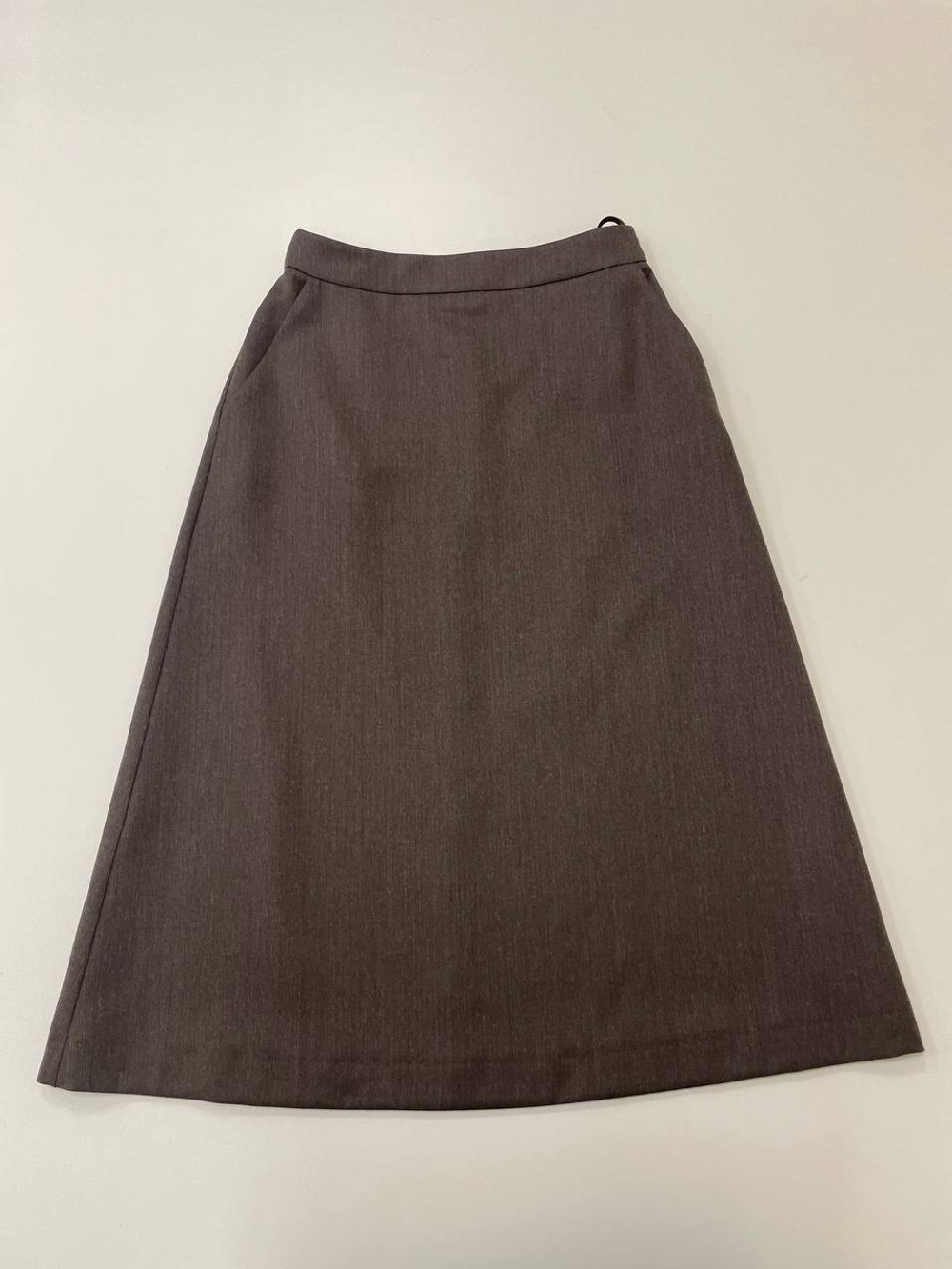 Тестовый образец. Юбка из шерсти 100%. Цвет коричневый. Размер 46. №75 (Параметры смотрите в описании).