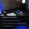Проходной переключатель встраиваемый Voltum S70 двухклавишный 10А, (графит) VLS020307