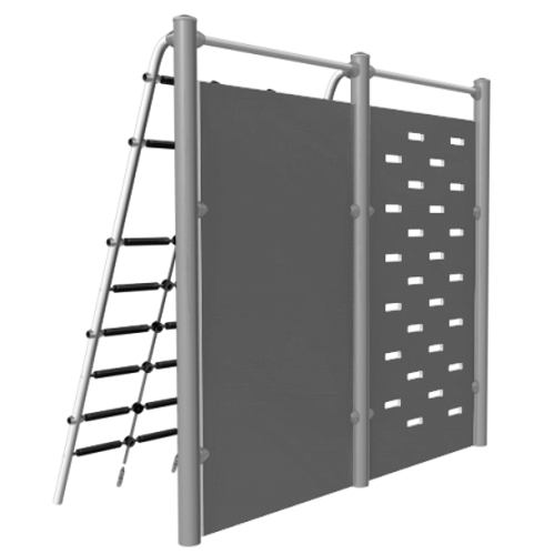 Элемент полосы препятствий Стенка с сеткой