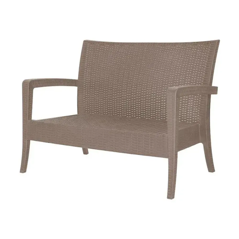 Диван RATTAN Ola Dom серый 1280х890мм