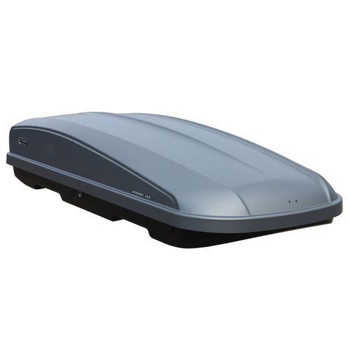 Автобокс на крышу автомобиля "Winner 425" двустороннее открывание (графит дастинг) / Евродеталь