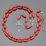 Мужские бусы розарий с деревянными бусинами Rico La Cara AMX000742