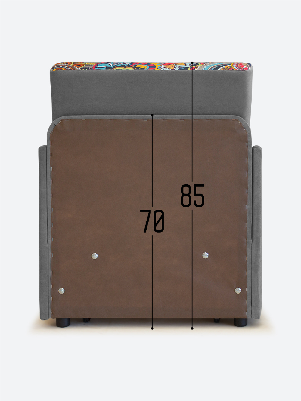 Кресло-кровать "Миник" с подлокотниками, купон Хаски