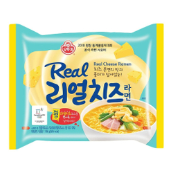 Лапша Ottogi со вкусом сыра Real Cheese Ramen 135 г