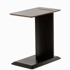 Приставной журнальный столик Jens 52х30 см, массив ореха