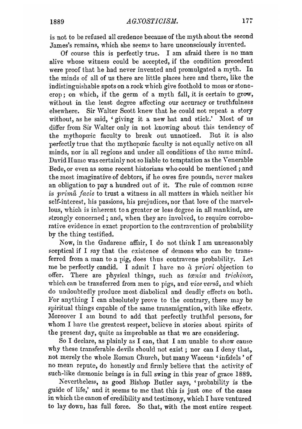Agnosticism | Thomas Henry Huxley