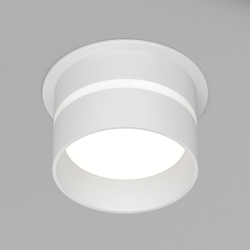 DK2404-WH Встраиваемый светильник влагозащ., IP 44, до 15 Вт, GU10, белый, алюминий