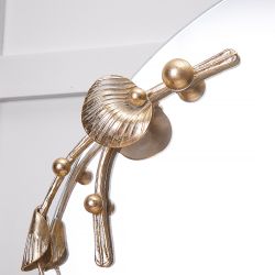 Зеркало настенное Атлантис Айвори Мраморное золото