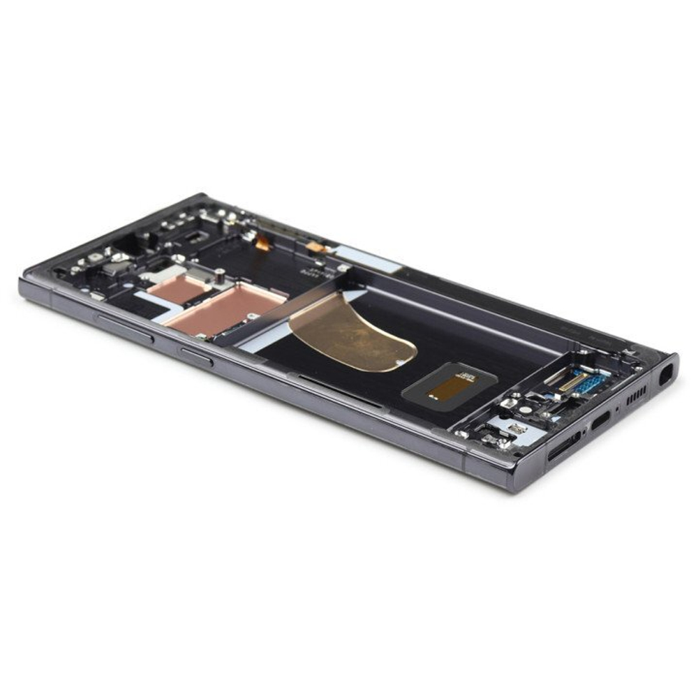 Samsung Galaxy S23 Ultra (SM-S918B) / (Дисплейный модуль с тачскрином) (в рамке) (ORIG-SP)