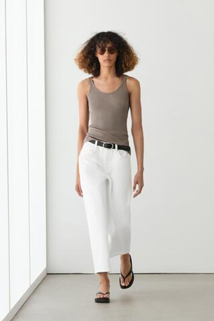 Massimo Dutti Топ с горловиной-халтер, норка