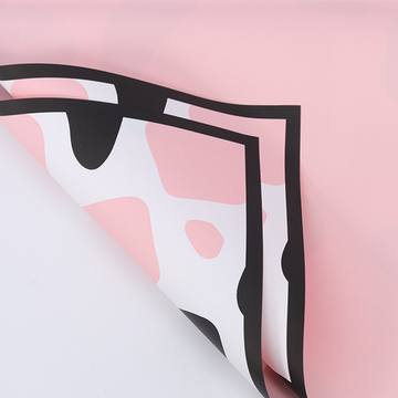 Пленка матовая двусторонняя Animals Жираф Розовая