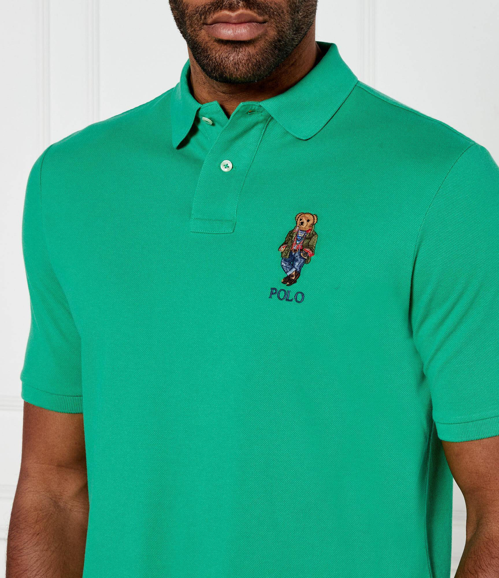 Поло POLO RALPH LAUREN - зеленый(710854495)