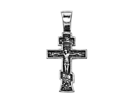 Крестик Распятие Христово с молитвой Отче Наш