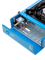 Плита газовая TOURIST портативная в кейсе CAMPING GURU PLUS с переходником (TS-233)