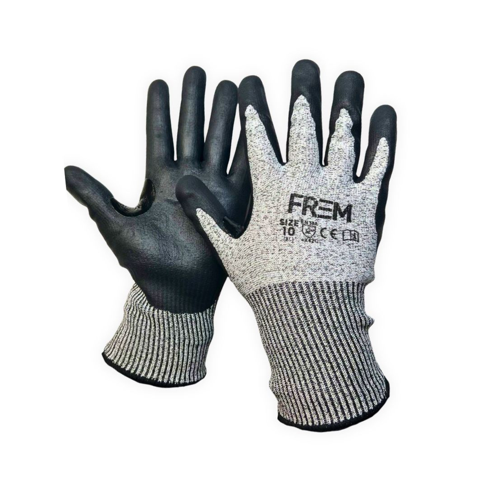 TF-R804 Перчатки с HPPE-лайнером, против порезов, нитриловая ладонь