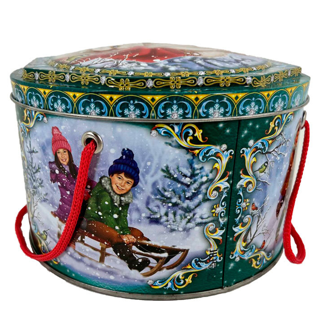 Шкатулка зимние забавы