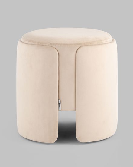 Пуф Taks велюр молочный