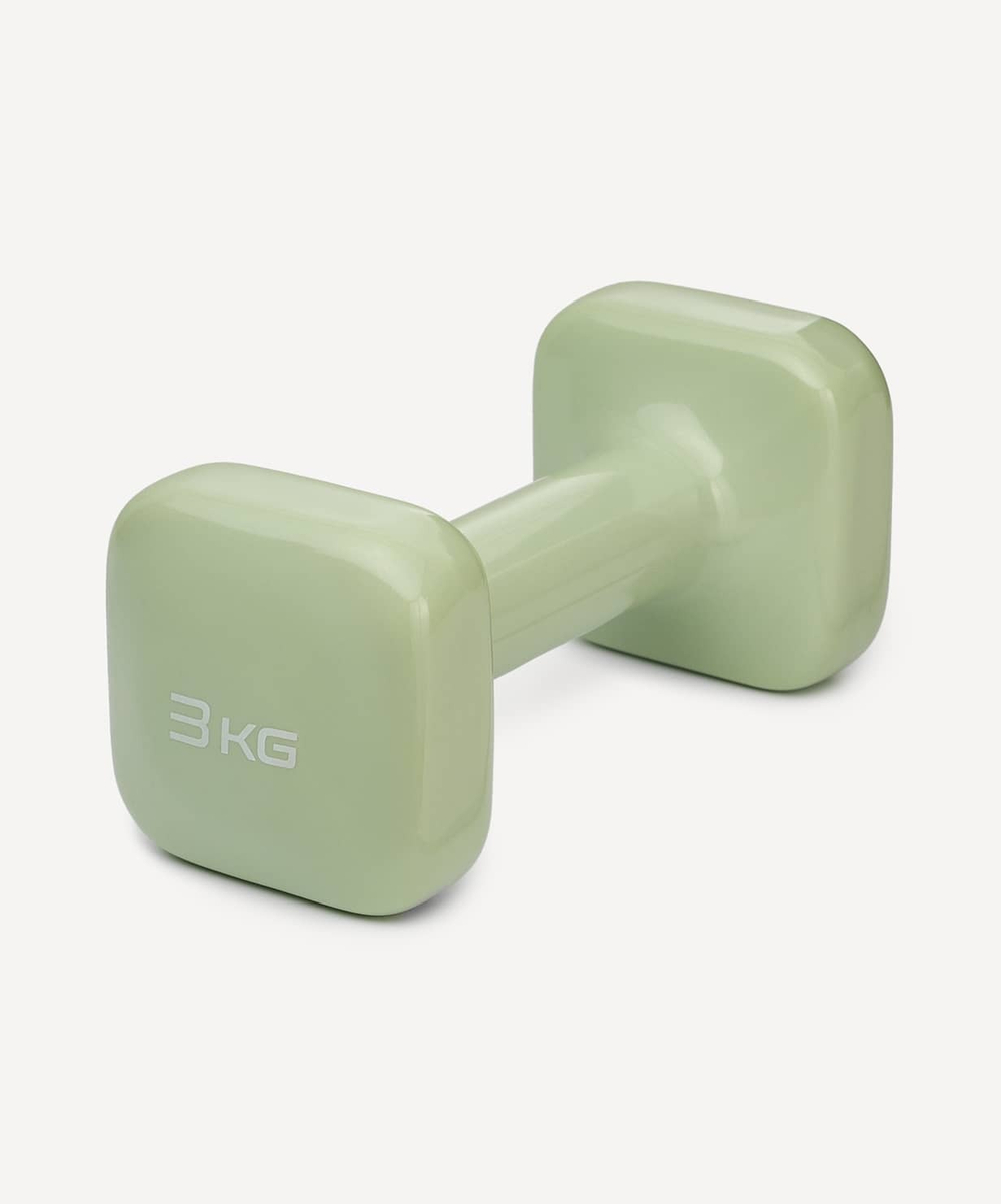 Гантель виниловая DB-106 3 кг, оливковый, пара