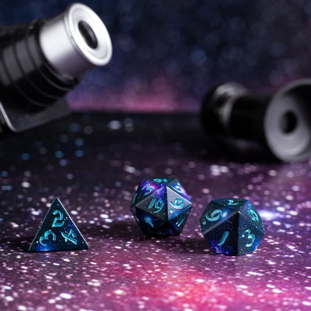 Full Art Dice Set: Stardust