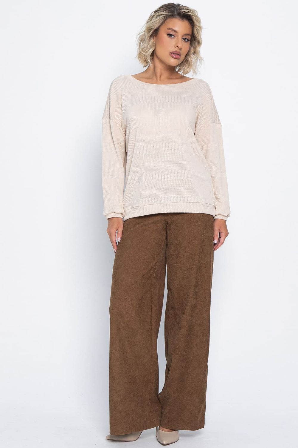 Костюм трикотажный Бергамо (бежево-коричневый) К15046-10М LT Collection