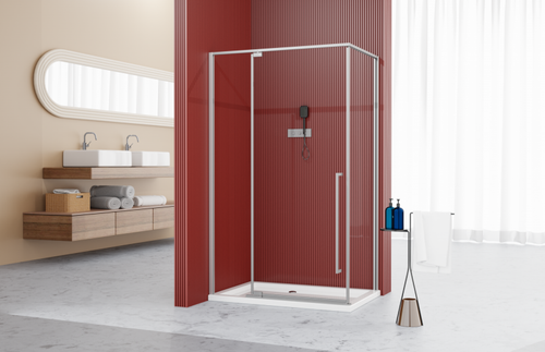 Душевое ограждение Esbano ESOGA119PSC 110x90x195 Прямоугольная цвет хром