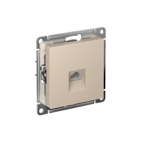 Розетка телефонная AtlasDesign RJ11 механизм песочн. SE ATN001281
