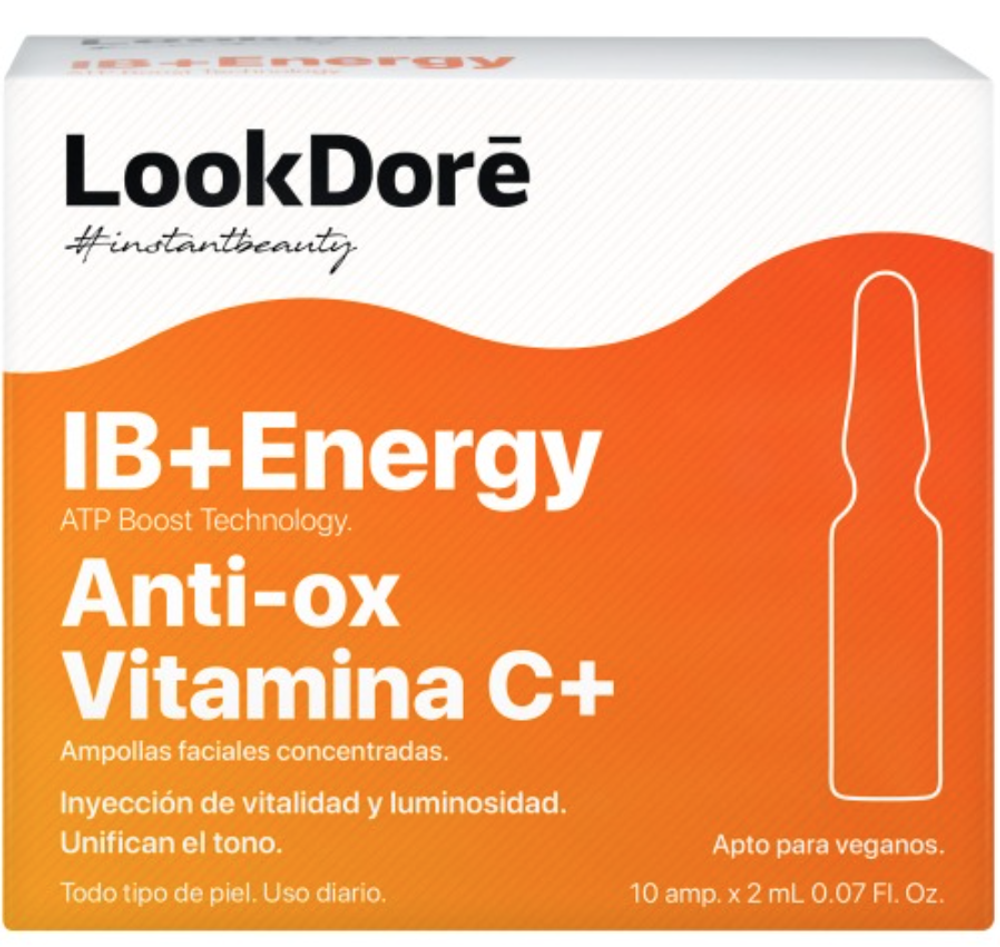 LookDore LOOK DORE IB ENERGY AMPOULES ANTI-OX VITAMIN C концентрированная  сыворотка в ампулах моментального восстановления с витамином С 10х2мл –  купить за 2 596 ₽ | Shvabra24 - товары для дома и красоты