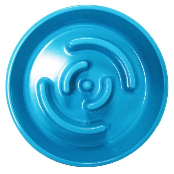 Миска SuperDesign меламиновая для медленного поедания 900 мл, синяя