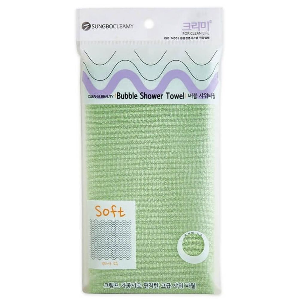 Sung Bo Cleamy Clean &amp; Beauty Pure Cotton Shower Towel (28х100) мочалка для душа