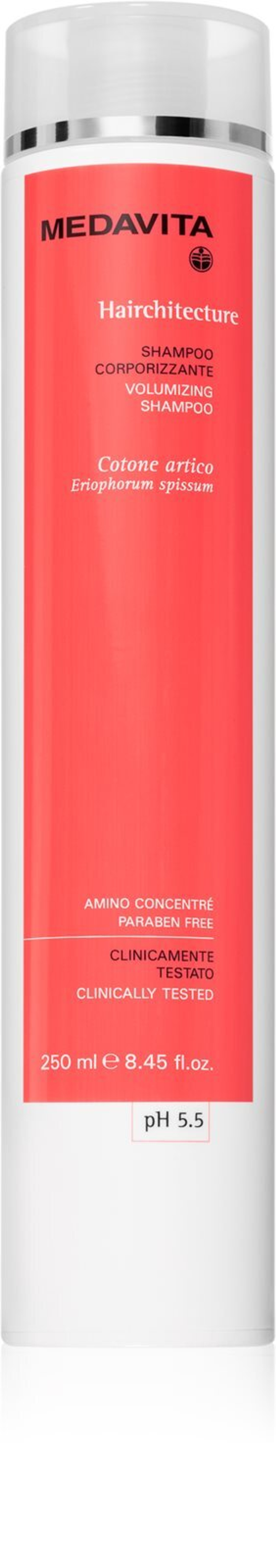 Medavita Hairchitecture - укрепляющий шампунь для объема волос /   250  ml  / GTIN 8033928505502
