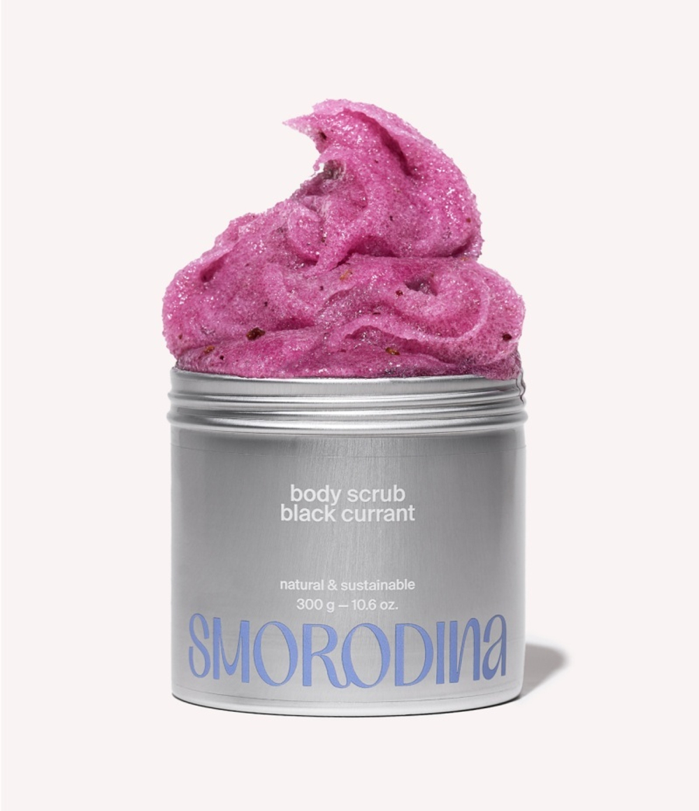 Smorodina Сахарно-соляной скраб-желе для тела "Чёрная смородина", 300г