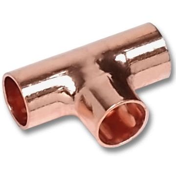 Тройник Sanha 28x22x28 мм переходной медный (5130 медные фитинги под пайку) арт. 15130282228