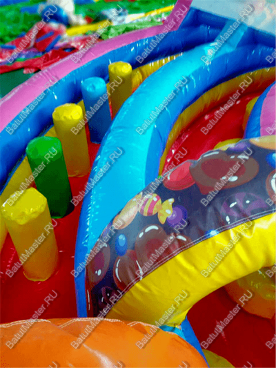 Надувная полоса "Попкорн"