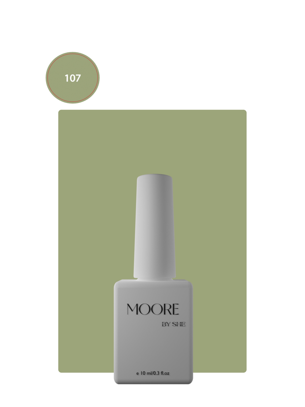 Moore Гель-лак  107 10 ml
