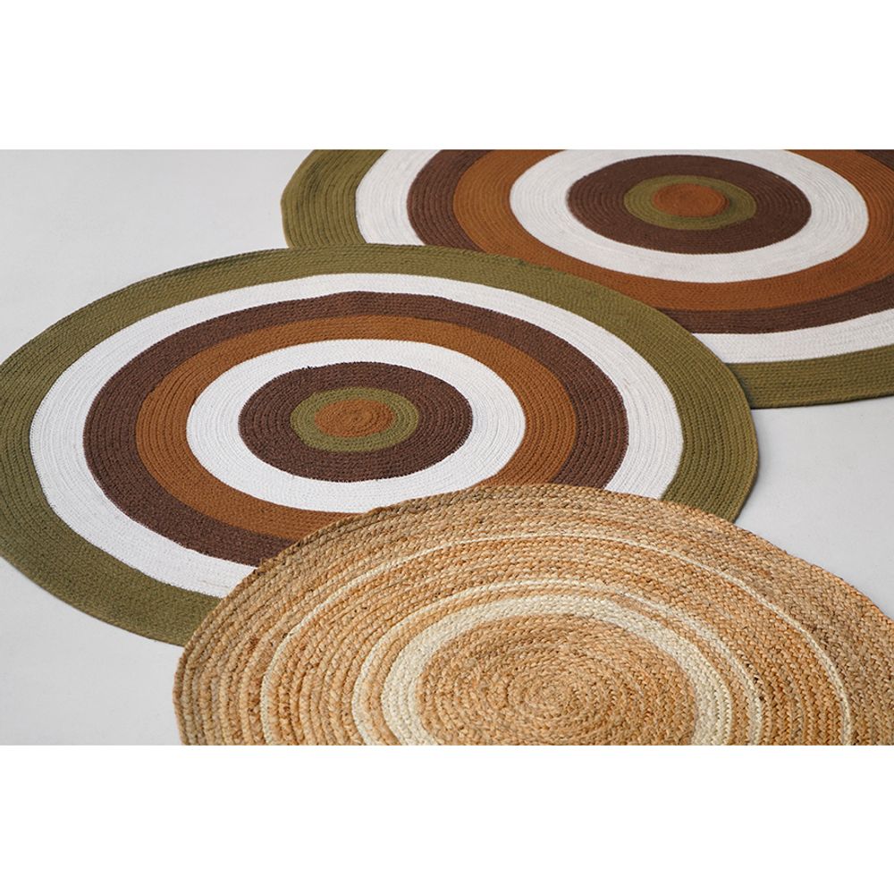 Ковер из хлопка Target коричневого цвета из коллекции Ethnic, 150 см
