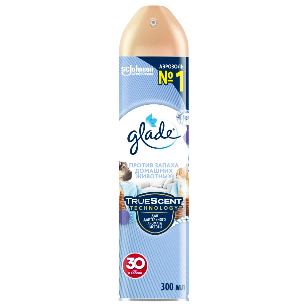 Glade освежитель воздуха Против запаха домашних животных 300мл