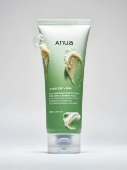 ANUA Пенка-скраб с кверцетином для очищения пор Heartleaf Quercetinol Pore Deep Cleansing Foam (150 мл)
