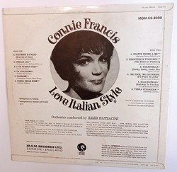 Connie Francis Love Italian Style (UK 1967)