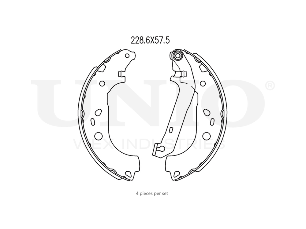 Колодки тормозные бараб. задние UNIO BRP-10067