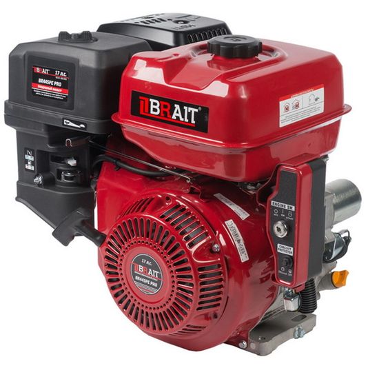 Двигатель бензиновый "BRAIT" BR445PE7A PRO (17 л.с., эл.стартер, катушка 7 А)