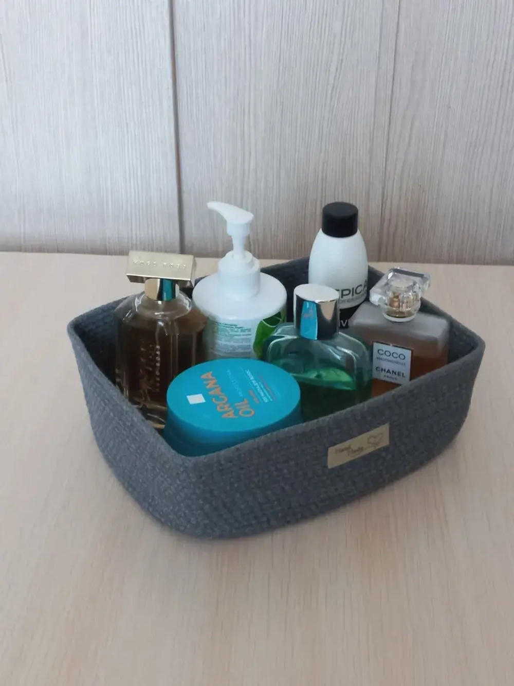 Корзина для хранения плетеная