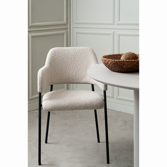 Стул wendy, букле, серый