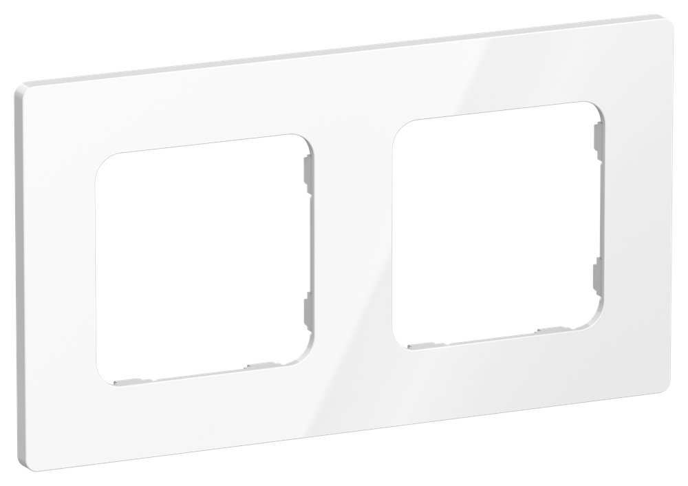 FLITE Рамка 2-местная РУ-2-К-ФлБ белый IEK