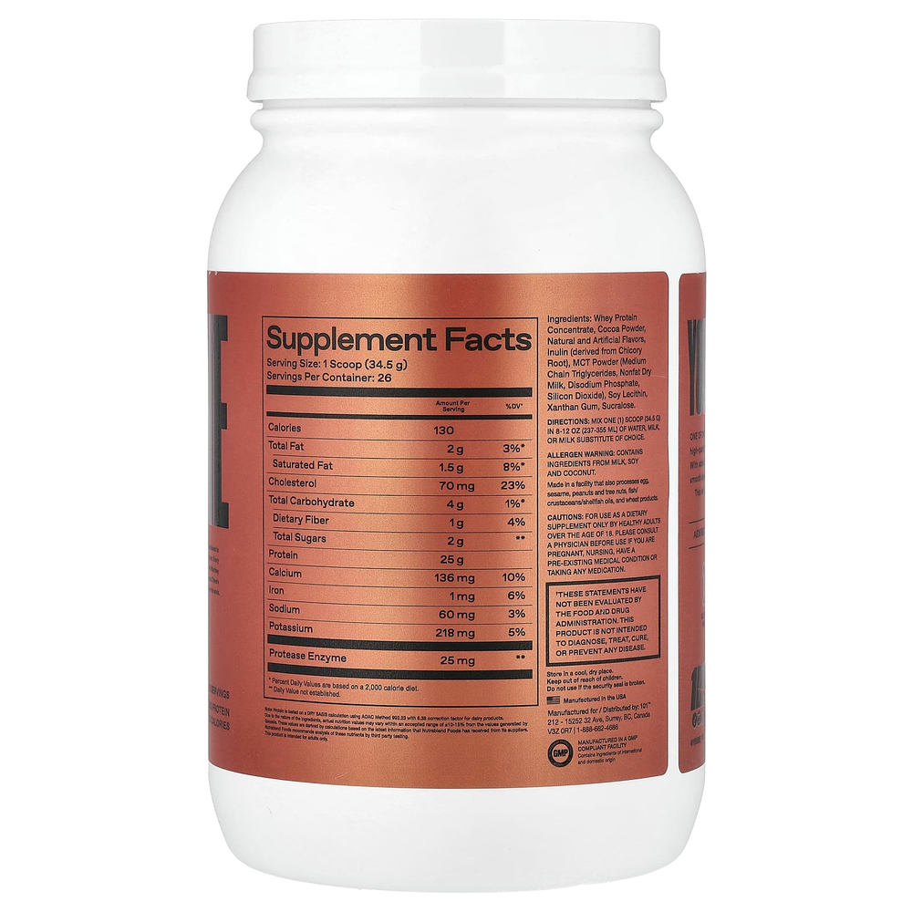 ONE OF ONE, сывороточный протеин, со вкусом молочного шоколада, 908 г (2 фунта)