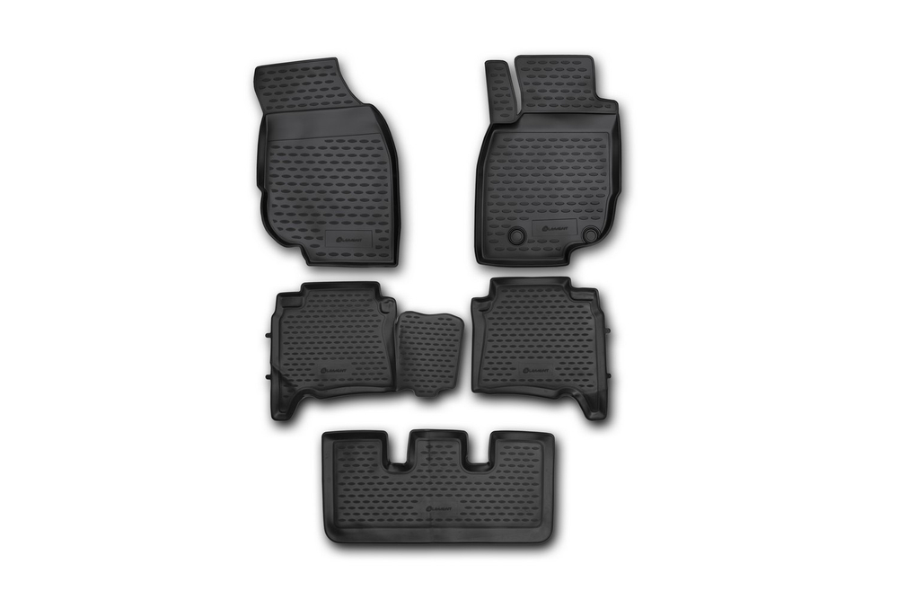 Коврики в салон TOYOTA Fortuner, 01/2013-2017, левый руль, 5 шт. (полиуретан) Element.NLC.48.110.210K