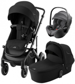 Коляска 3 в 1 Britax Roemer Smile 5Z и автокресло Baby-Safe Pro Classic Deep Grey Space Black